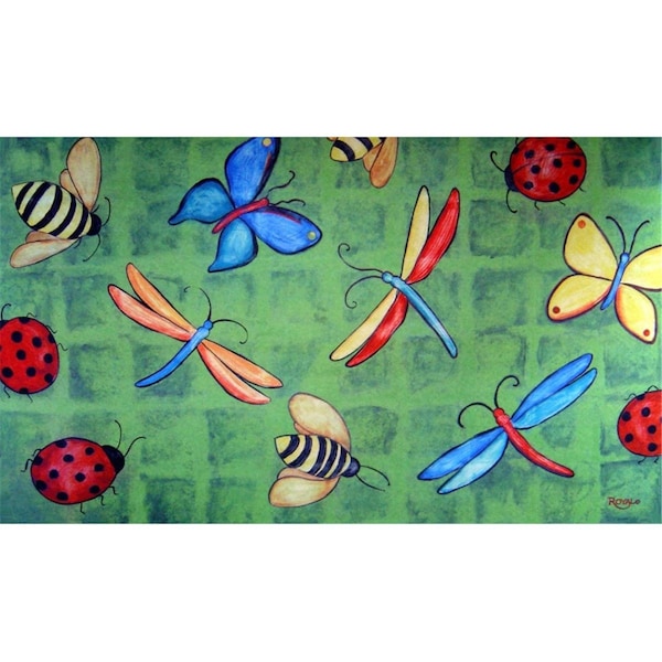 H2H Dm-05 Bug Party Door Mat H254117 - main